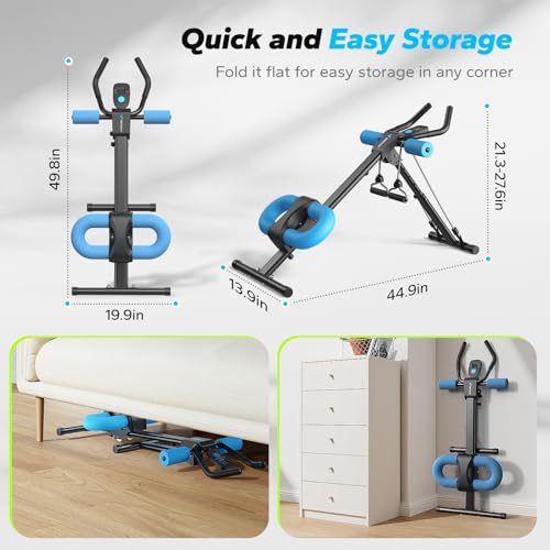 MERACH Ab Machine, Adjustable Ab Trainer for Home Gym O439978