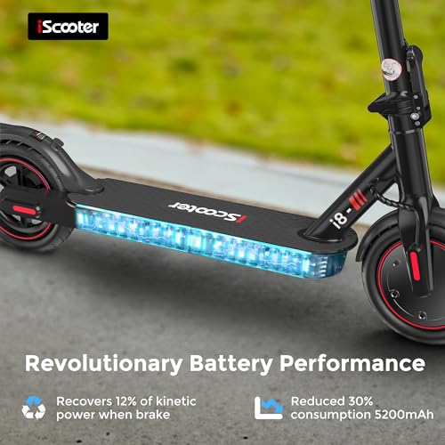 iScooter Electric Scooter for Adults, Long Range Commuting with Cruise Control F733591