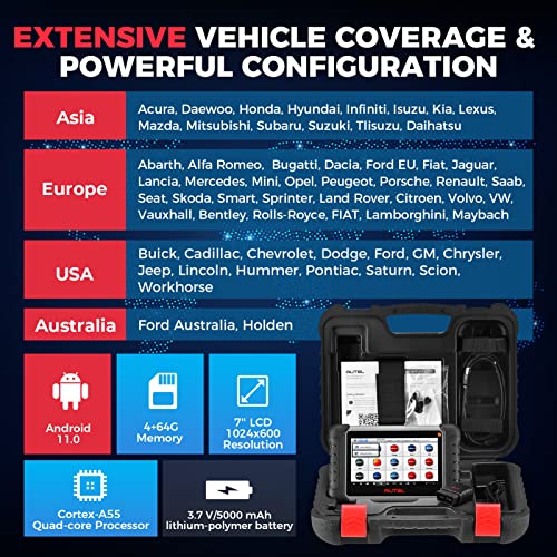 Autel MaxiCOM MK808S-TS TPMS Check and Relearn Tool Z829