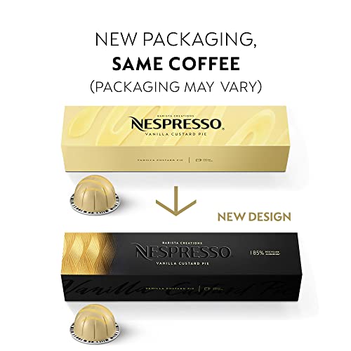 Nespresso Vertuo Barista Flavored Medium Roast Coffee Pods, 30 Count Z6730