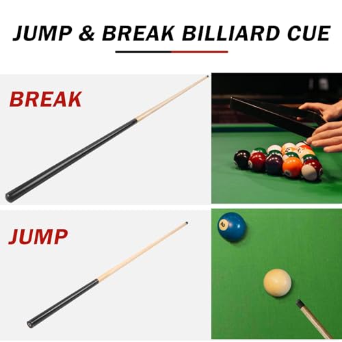 Heavy Hitter Jump Break Cue 2-Piece Pool Stick 21-25oz Q2578