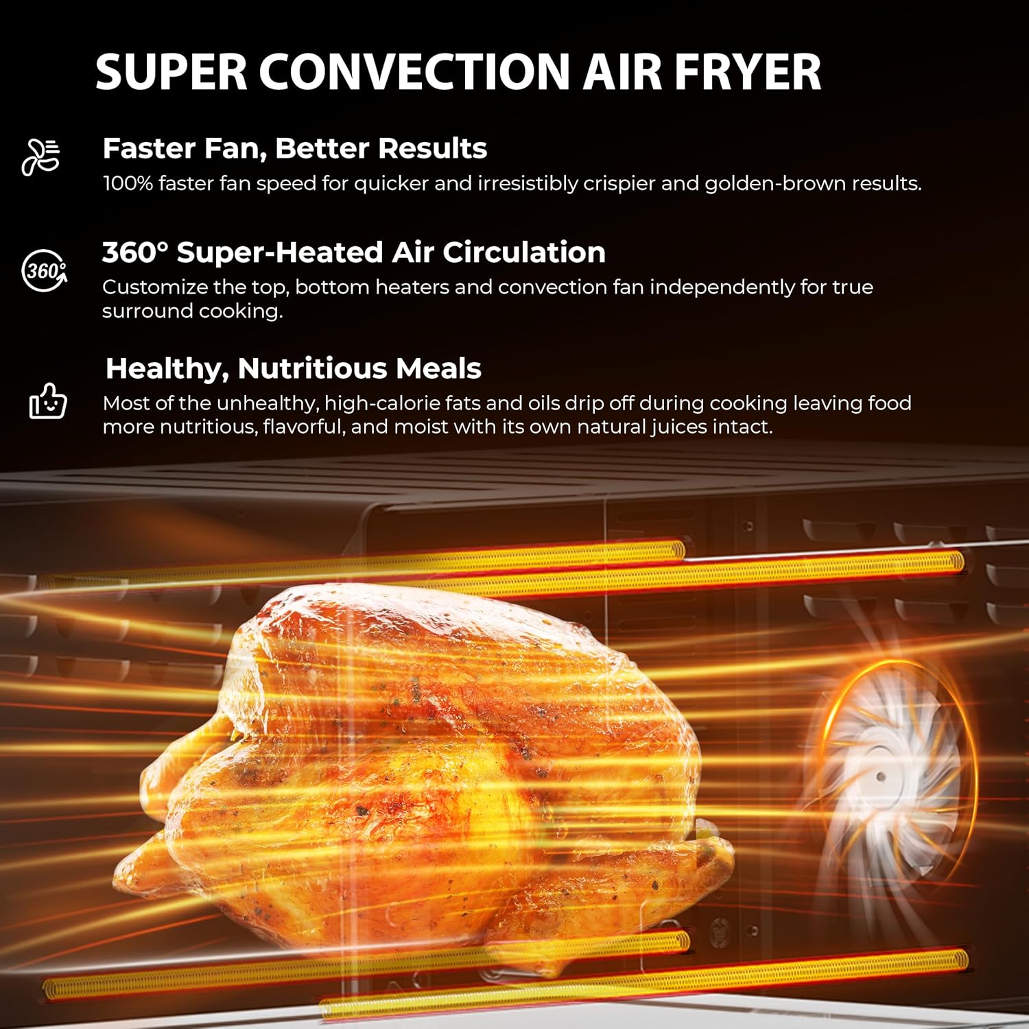 Nuwave Bravo Pro Smart Air Fryer Toaster Oven Combo, 12-in-1, 21QT, Stainless Steel E648464