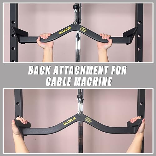 LAT Pull Down Bar for Cable Machine, Tricep Strength Training Handle M7875