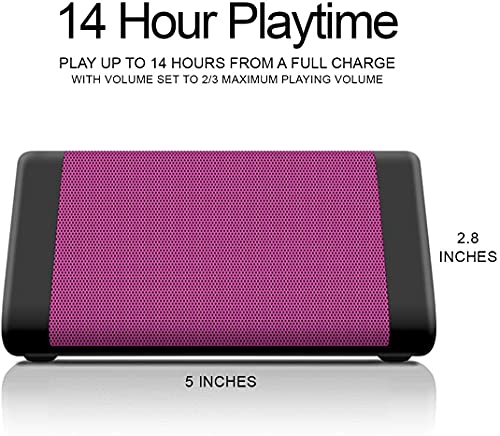 OontZ Angle 3 Portable Bluetooth 5.4 Speaker, IPX5 Water-Resistant, Black V1239