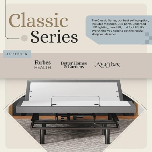 Sven & Son Classic Adjustable Bed Base Split King with Hybrid Spring Mattress I50028
