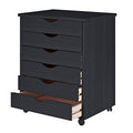 Jela Original Roll Cart, Solid Wood, 6 Drawer, White H793