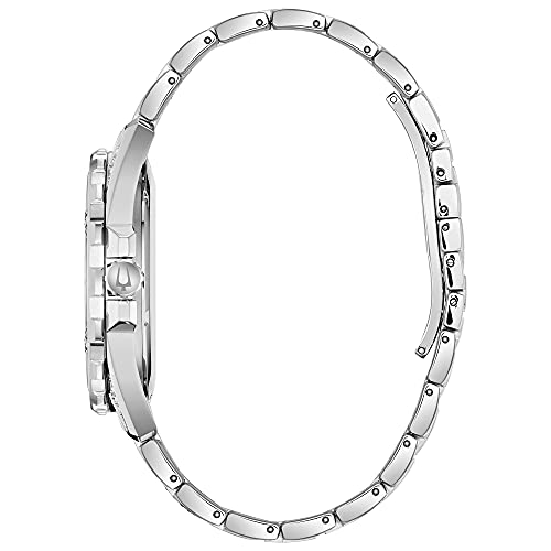 Bulova Men's Crystal Accented Watch and ID Bracelet Gift Set A982