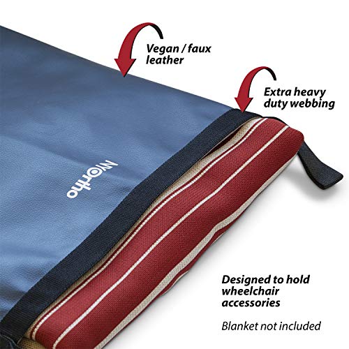 NYOrtho Wheelchair Foot-Rest Extender Elevating Pad with Carrying Bag D6108