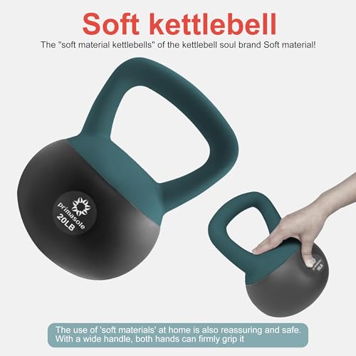Soft Kettlebell 20lbs Anti Slip Hand Weight for Home Workout O994554