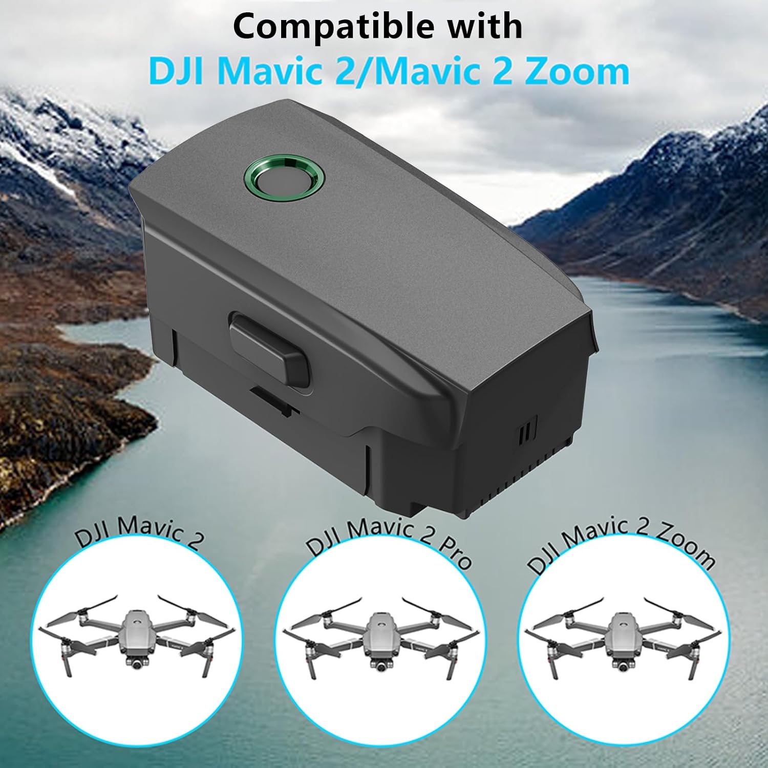 Mavic 2 Pro Battery 3850mAh Intelligent Flight Battery for DJI Mavic 2 Pro / Zoom V4003