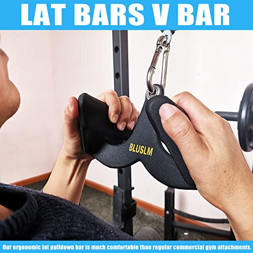 LAT Pull Down Bar for Cable Machine, Tricep Strength Training Handle M7875