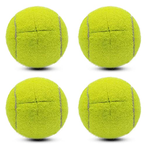 Magicorange 4 PCS Precut Walker Tennis Balls for Furniture Legs and Floor Protection, Heavy Duty Long Lasting Felt Pad Glide Coverings (Grey)
