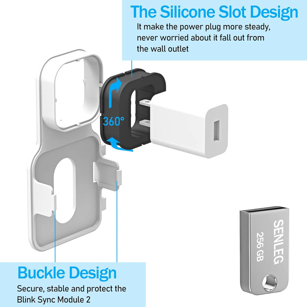 Blink USB Flash Drive and Sync Module 2 Mount for Blink Security System S1329