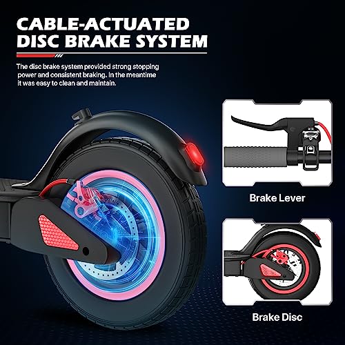 MoNiBloom E-Scooter Electric Folding Scooter with LED Display and Bluetooth APP E53743