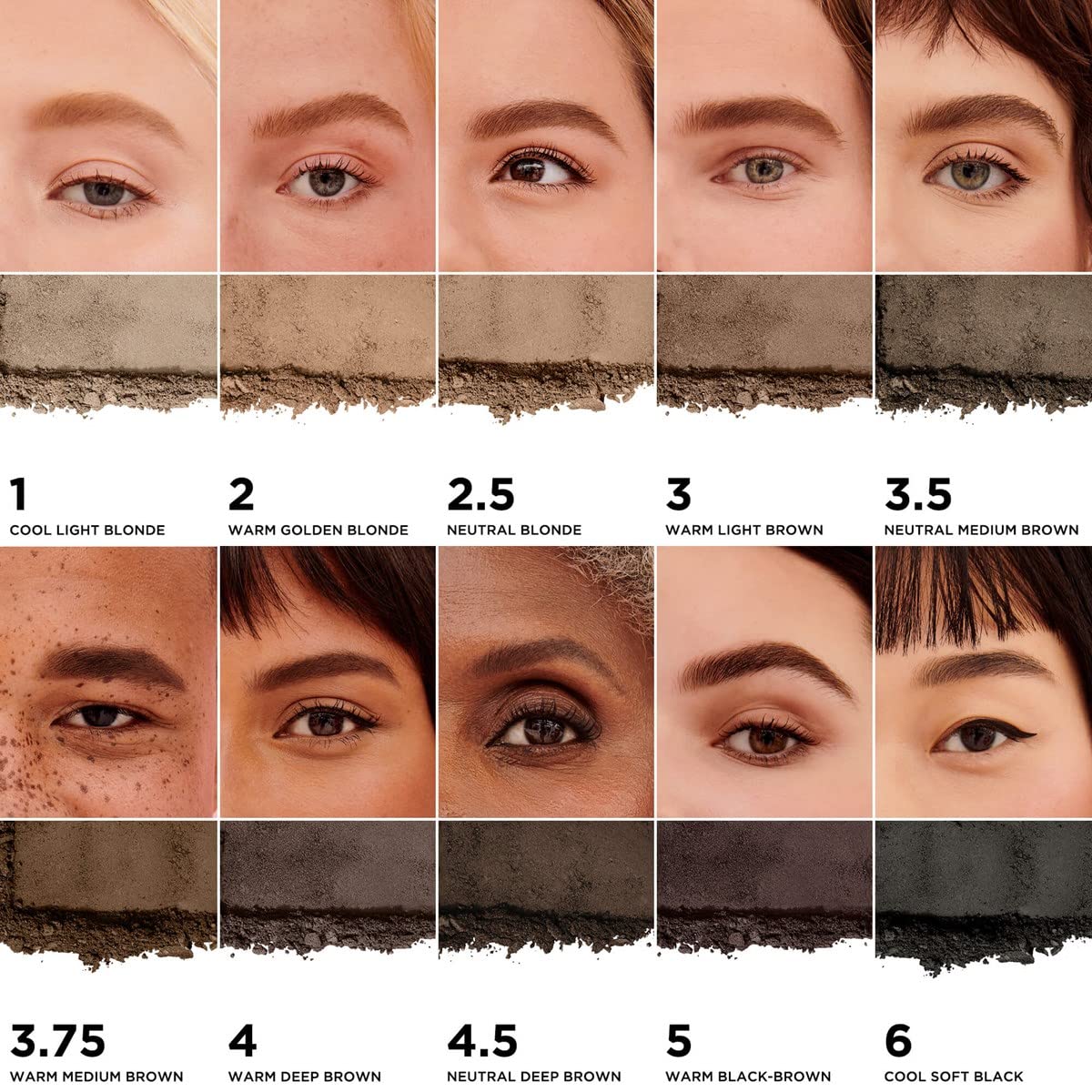 Benefit Cosmetics Goof Proof Brow-Filling Powder Shade 1 J7174