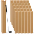 Qilery 30 Pcs Tall Corrugated Boxes Moving Boxes Shipping Boxes Corrugated Packaging Boxes for Golf Club Shipping, Packaging, Moving, Storage Home or Business (4x4x48 Inches)