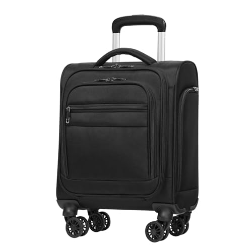 Coolife Underseat Carry On Luggage Softside Spinner Suitcase S899097