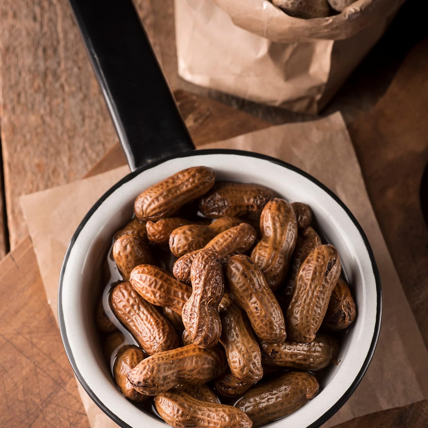 Amish Eco-Farm Bulk Raw Peanuts in Shell, Virginia Grown by Hamptons Farms, 25 lb Box L29510