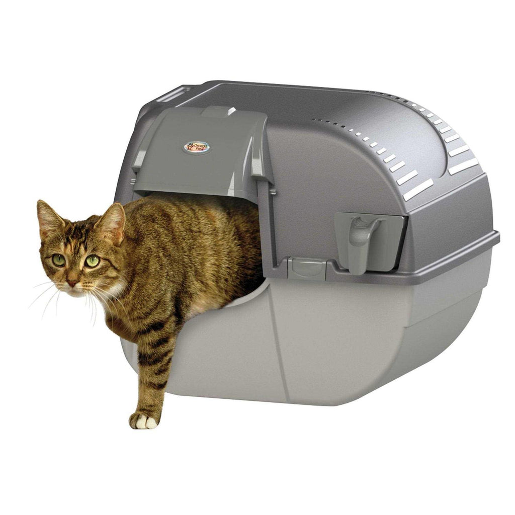 Omega Paw Easy Fill Roll n Clean Self Cleaning Cat Litter Box Q4800