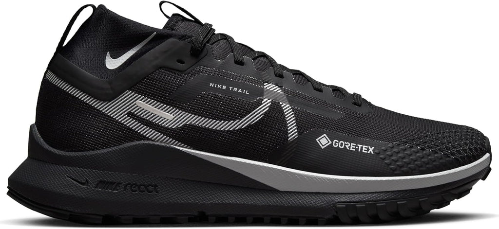 Nike Men's Low-Top Sneakers Black Wolf Grey Reflect Silver G526672