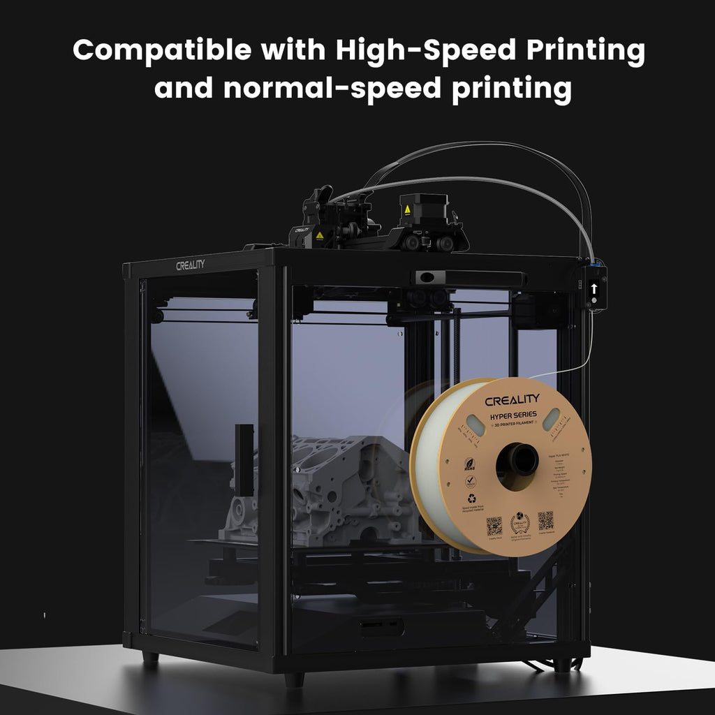 Creality Ender 3 V3 KE 3D Printer High-Speed Printing with Hyper PLA White P160389