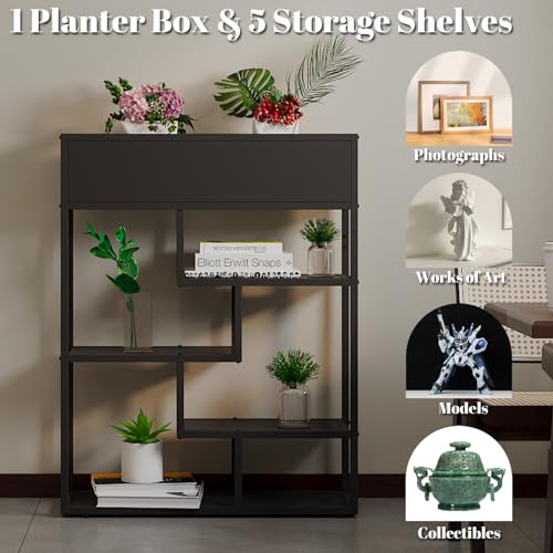 4 Tier Modern Bookcase White for Home Office L967