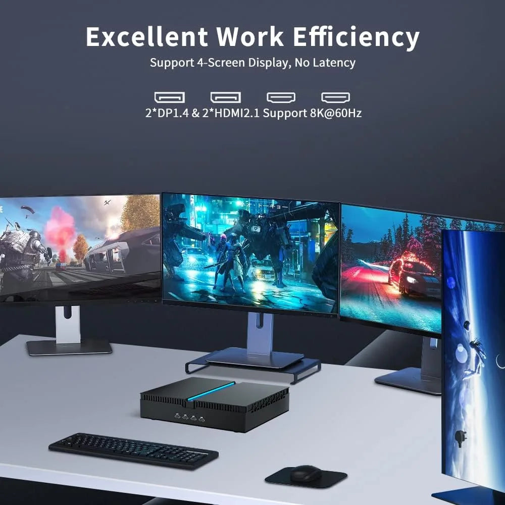 Mini Gaming PC i9-13900F RTX4070 32G DDR5 1T SSD Windows 11 Pro W4519