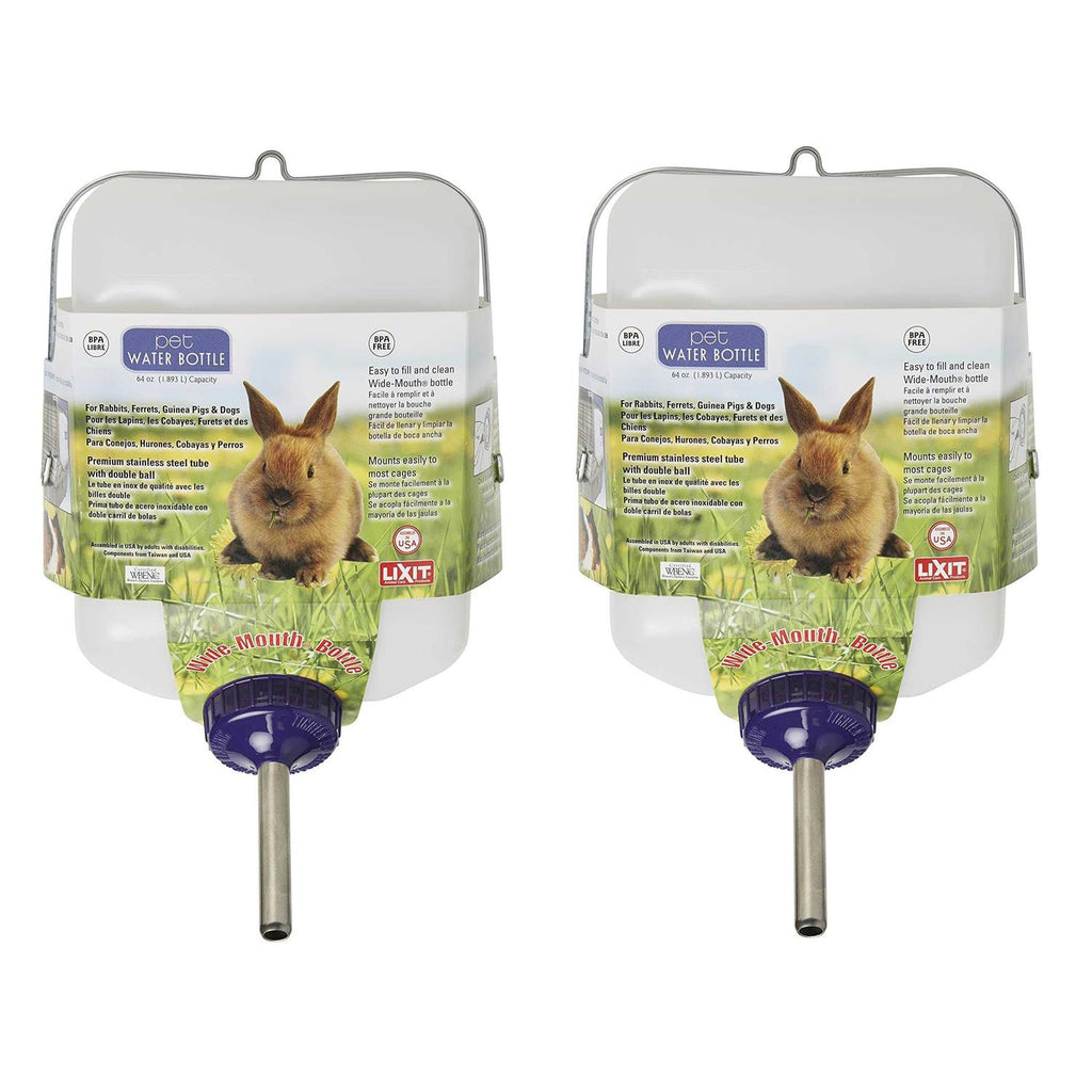 Lixit Wide Mouth Rabbit Water Bottle - Pet Supplies online store