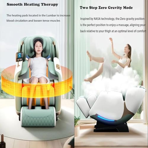 Shiatsu Heated 3D Zero Gravity Massage Chair with Bluetooth Speaker R1689