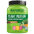 NATURELO Plant Protein Powder, Vanilla, 22g Protein - Non-GMO, Vegan, No Gluten, Dairy, or Soy - No Artificial Flavors, Synthetic Coloring, Preservatives, or Additives - 20 Servings