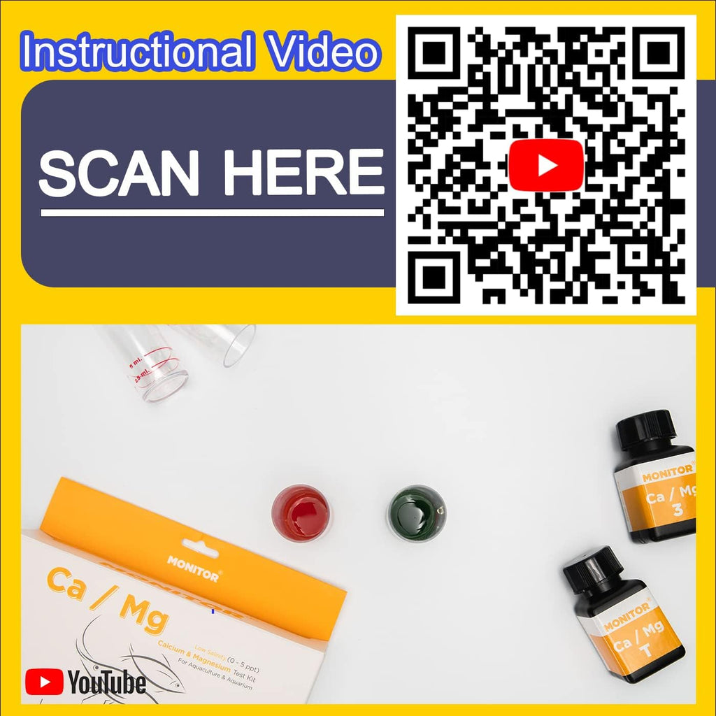 Monitor Calcium/Magnesium Low Salinity Test Kit (120 Tests) H241