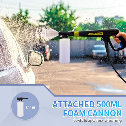 Electric Pressure Washer 4800PSI Max 3.2GPM with Foam Cannon for Car L53919