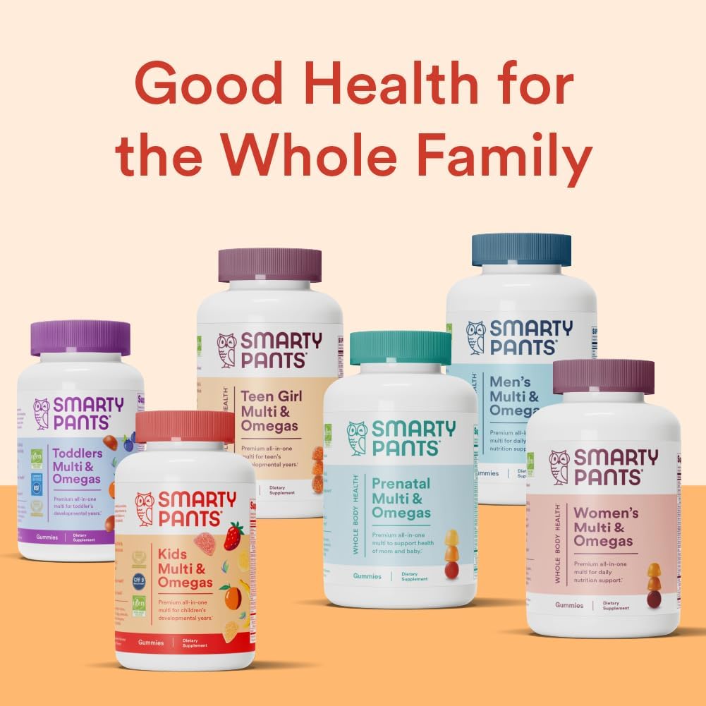 SmartyPants Kids Complete Gummy Vitamins with Omega 3, 120 Count X71612