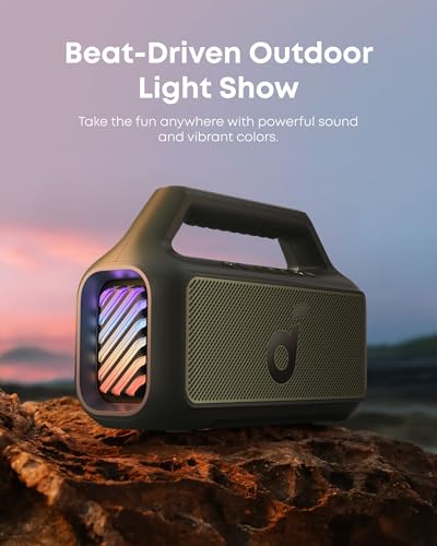 soundcore Boom 2 By Anker Outdoor Speaker, 80W, IPX7 Waterproof T558