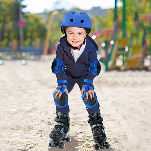 Adjustable Kids Roller Skates with Light Up Wheels for Boys Girls Q9433