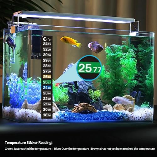 9-in-1 Aquarium Water Testing Kit, 100 Strips for Freshwater & Saltwater Fish Tank J5357