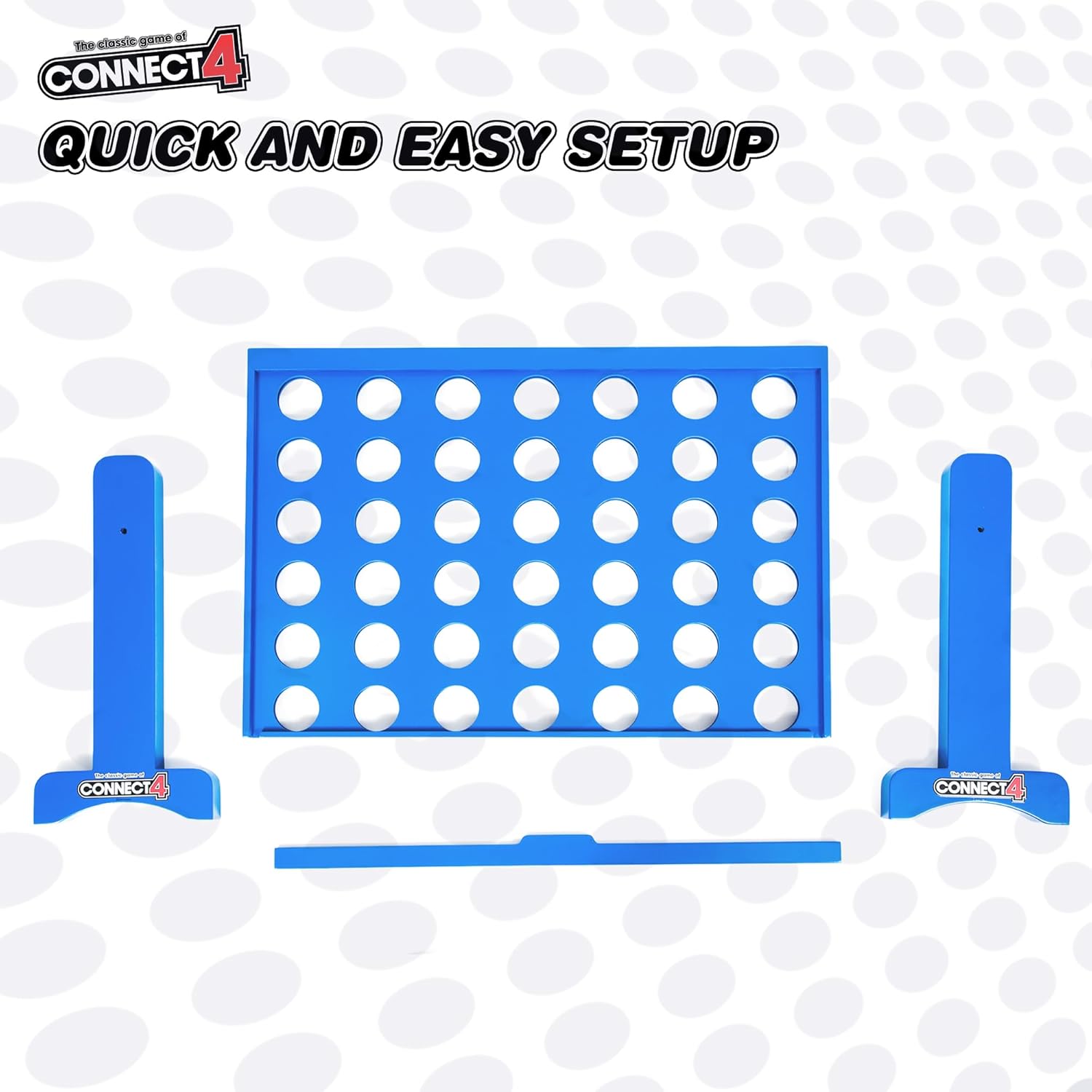 Giant Connect 4 Wooden Board Game by Hasbro N9194