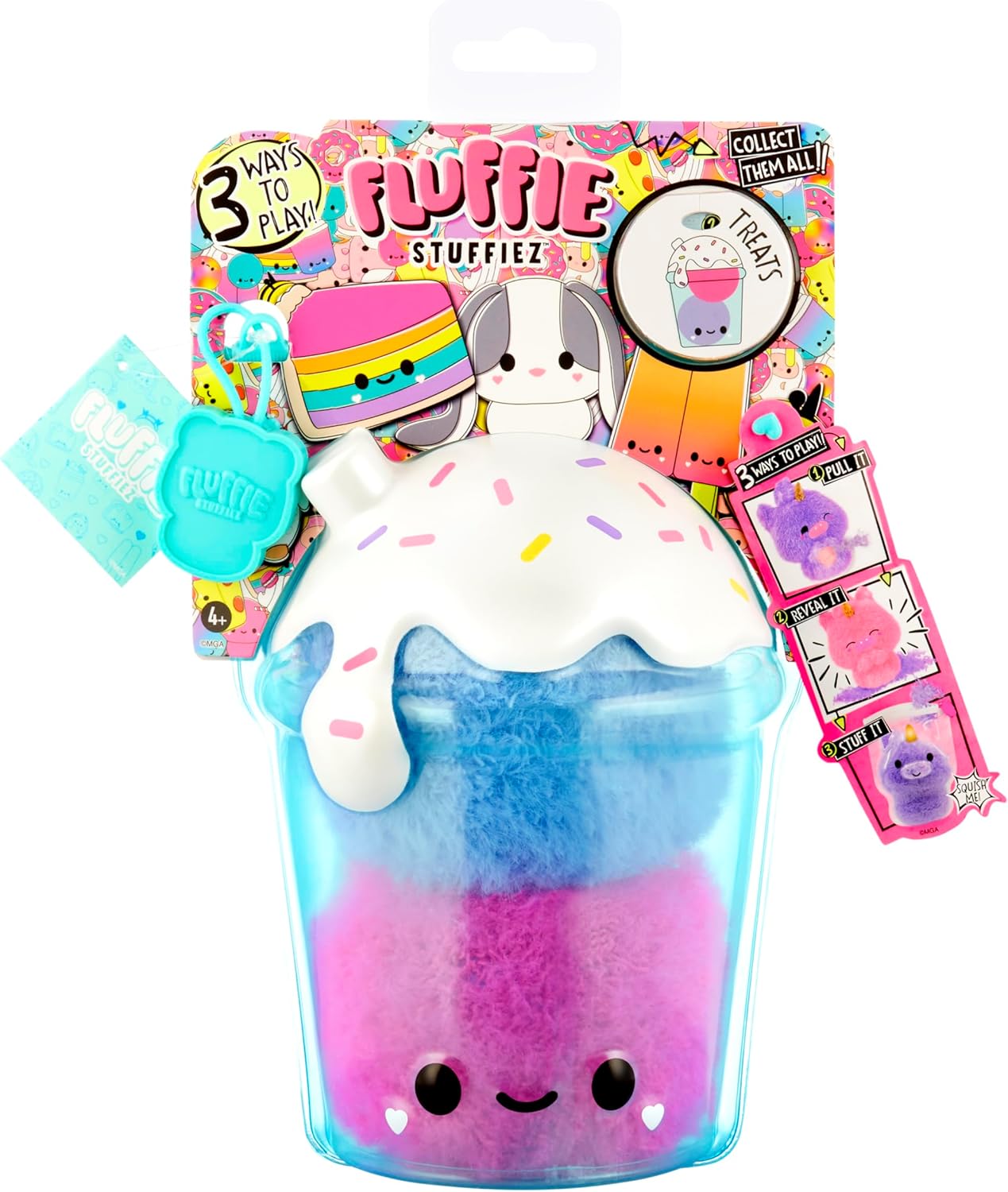 Fluffie Stuffiez Boba Drink Small Collectible Plush S590