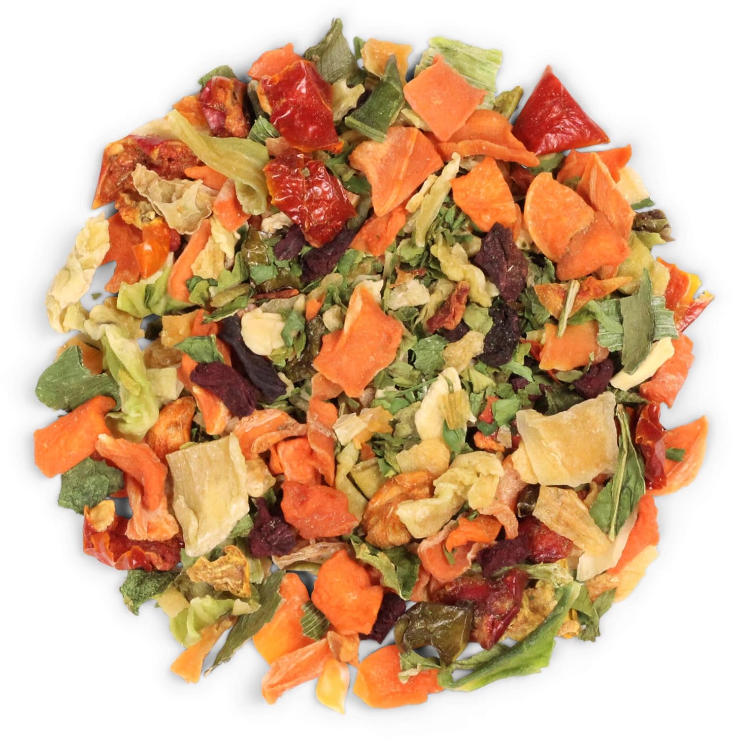 Garden Deluxe Vegetable Soup Mix by It’s Delish, 1 Lb Bulk Bag | 16 Natural Dehydrated Vegetables for Ramen Noodles, Soup Greens with Beets | Freeze Dried Veggie Blend, No MSG, Vegan, Kosher