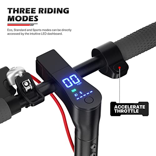 MoNiBloom E-Scooter Electric Folding Scooter with LED Display and Bluetooth APP E53743
