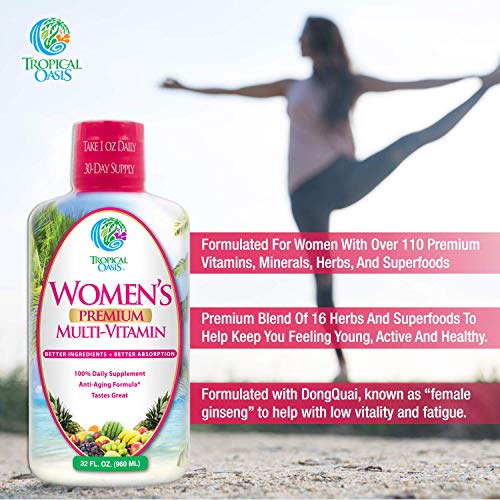 Liquid Multivitamin for Women, Sugar Free, Non-GMO, 32 Servings L2146
