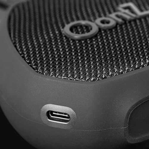 OontZ Angle 3 Portable Bluetooth 5.4 Speaker, IPX5 Water-Resistant, Black V1239