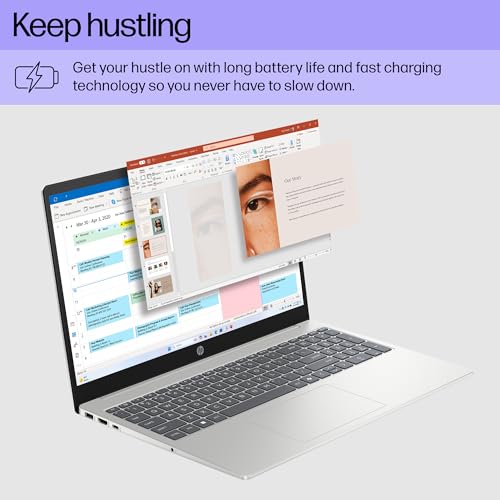 HP 15.6 inch Laptop, AMD Ryzen 5, 8GB RAM, 512GB SSD, Windows 11 B26838