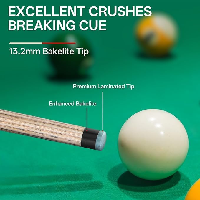 Heavy Hitter Jump Break Cue 2-Piece Pool Stick 21-25oz Q2578