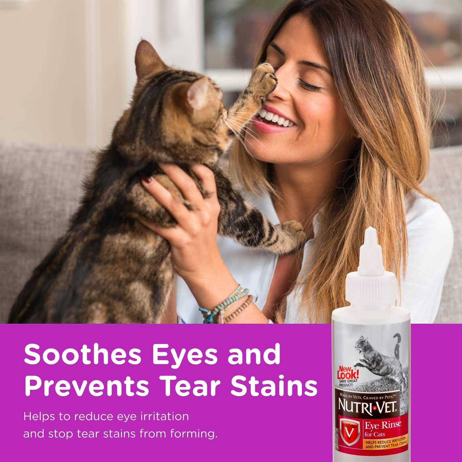 Nutri-Vet Eye Rinse for Cats N945