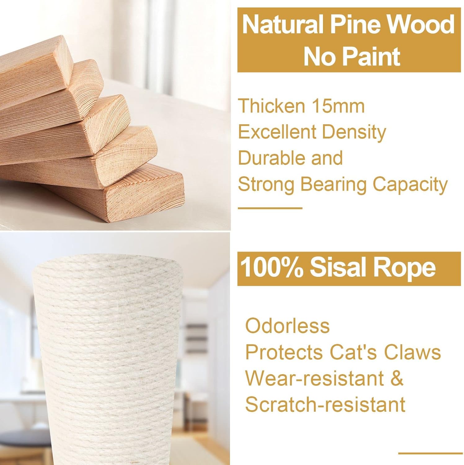 La La Pet® Wall Mounted Cat Shelves and Perches Set of 9 R515