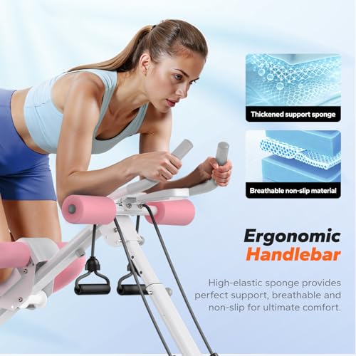 MERACH Ab Machine, Adjustable Ab Trainer for Home Gym O439978