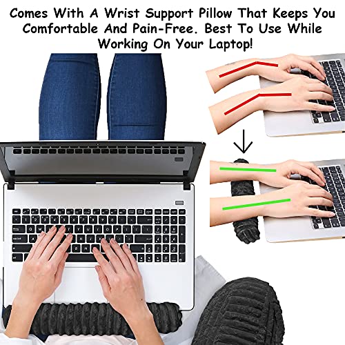 Homie Reading Pillow with Arm Rests and Back Support (Gray) X888319