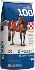 Purina Omolene #100® Active Pleasure Horse Feed | 50 pounds (50 lb) Bag