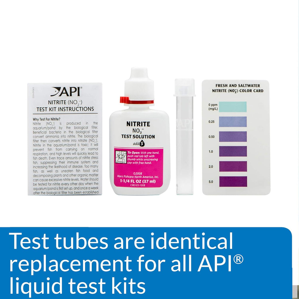 API Replacement Test Tubes with Caps for Aquarium Test Kits, 24-Count R69241